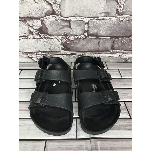 Birkenstock Arizona EVA Black Foam Slip On Sandals Kids Sz 32EU/US Size L1 - Picture 5 of 16
